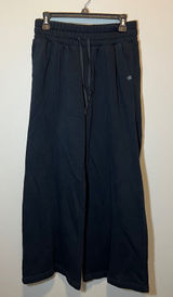 Blogilates Black Wide Leg Pintuck Sweatpants Small High Waist Loungewear Photo 0