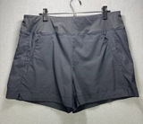 CRZ Yoga Shorts Stretch Woven Black Athleisure Women's Size XL Gym Yoga Photo 0