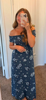 SO Maxi Floral Dress Sleeveless Photo 0
