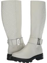 KARL LAGERFELD Meara II Knee High Tall Riding Boot Soft White Size: 9.5 B NIB Photo 0