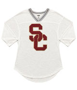 VS PINK University of Southern California USC Trojans oversized gameday shirt XS Photo 0