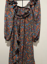 For Love And Lemons Multicolor Asymmetrical Dress Photo 0