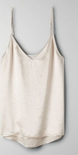 Aritzia Champagne Satin Cami Photo 0