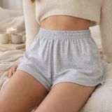 NEW Brandy Melville Light Heather Grey Sweat Shorts Pajama Cozy Athletic XXS Photo 0