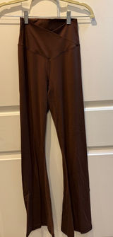 Aerie Brown Flare Legginfs Photo 0