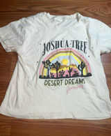 Urban Nation Joshua Tree Crop Shirt T-shirt Medium Graphic Photo 0