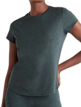 Quince Flowknit Breeze Tee Short Sleeve Relaxed Fit T-Shirt Green Size Small Photo 0