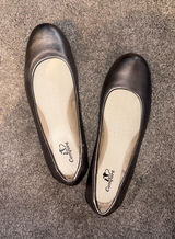 Comfort Annabelle leather Metallic Ballet Flats - Women's Slip-On size 8.5 Photo 0