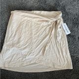 PacSun Beige Beachy Wrap Skirt Photo 0