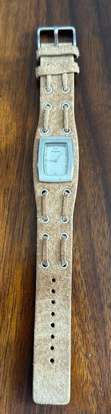 Fossil Tan Leather Strap Digital Smartwatch Photo 0