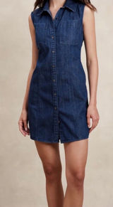 Banana Republic Mini Denim Dress Photo 0
