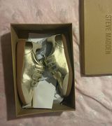 Gold Steve Madden Momentum Sneakers Photo 0