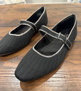 Skechers Cleo Mary Jane Flats Womens 9 Black Knit Vegan Washable Balletcore Photo 0