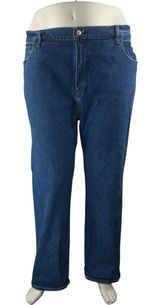 Abercrombie & Fitch The 90s Relaxed Women Blue High Rise Straight Denim Jeans 35 Photo 0