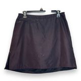 Women's Patagonia Duway Skort Golf Skirt Size 10 Black Side Zip and Zip Pocket Photo 0