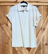 Brooks Brothers Golf Polo White Cotton Jersey Short Sleeve Knit Preppy Casual Photo 0