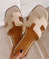sandals Tan Size 5.5 Photo 0