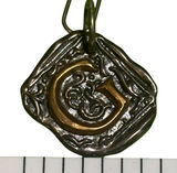 Waxing Poetic Camp Charm Initial G Sterling Silver Brass Pendant 925 Monogram Photo 0