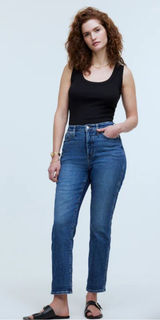 Madewell curvy midrise stovepipe jeans sz 31 Photo 0