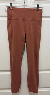 Vuori High-Rise Blush Rust-Colored Performance Leggings Size Small Photo 0