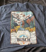 Busch cropped T shirt Gray Size M Photo 0