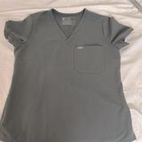 FIGS Women's green/Gray Katarina top sz s Photo 0