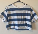 Wild Fable Striped Crop Top Photo 0