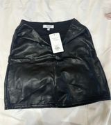 Black Leather Skirt Photo 0