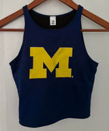 Zoozatz University of Michigan Crop Top Photo 0