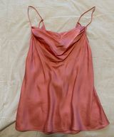 Light Pink Satin Tank Top Photo 0
