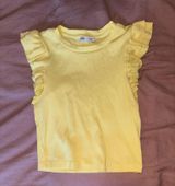 Zara yellow top size Small Photo 0