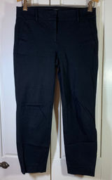 J.Crew Cameron Slim Crop Pant Black Four-Season Stretch H5532‎ Womens 4 Photo 0