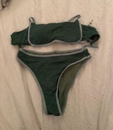 Green Berlook Bathing Suit Set Size M Photo 0