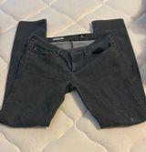 AG Adriano Goldschmied The Stevie slim straight dark jeans Photo 0