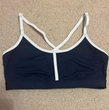 All in motion navy blue and white sports bra Photo 0