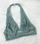 Victoria’s Secret Green Lace Bralette Size XS Photo 0