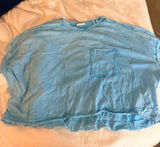 Blue Oversized Tee Photo 0