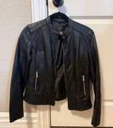 Leather jacket Black Size M Photo 0