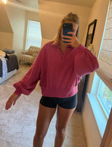 Pink Quarter Zip Photo 0