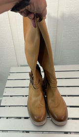Sam Edelman Tan Boots with Zipper Size 6 NWOT Photo 0