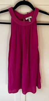 Joie Pink Women’s 100% silk fantina pink tank‎ top Size Small Photo 0