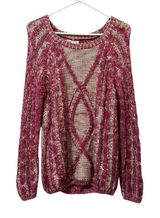 Pretty‎ Good Women Size Large Knit Ribbed Sweater Acrylic Winter Casual Colorful Photo 0