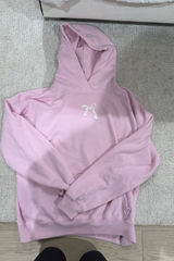 Pink Hollister bow hoodie- M Photo 0