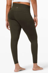 Lululemon Align Pant 28" - $98 - Dark Olive - Size 12 Photo 0