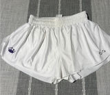 Nfinity White Cheer Shorts Double Layer Athletic Skort Womens 2XS Crown Logo Photo 0