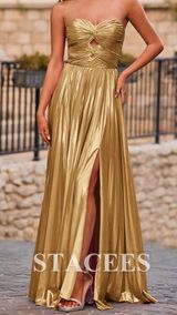 Gold Formal Dress Photo 0