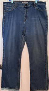 Levi Strauss Signature Women's Stretch Low Rise Bootcut Jeans Size‎ 24W Medium Photo 0