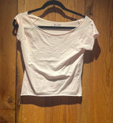 John Galt Off-The-Shoulder Crop Top Photo 0