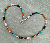 Handmade 15” Navajo Style Sterling Silver Pearls Choker Photo 0