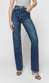 Reformation Cynthia Straight Long Jeans High-Rise Photo 0